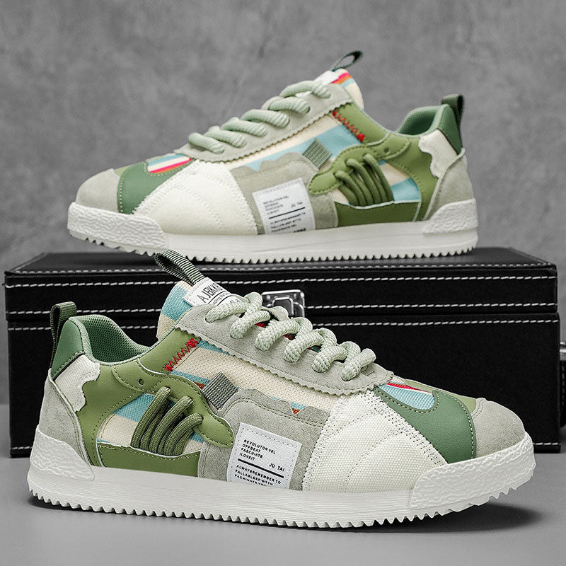 Alonzo Y2K Patchwork Sneakers