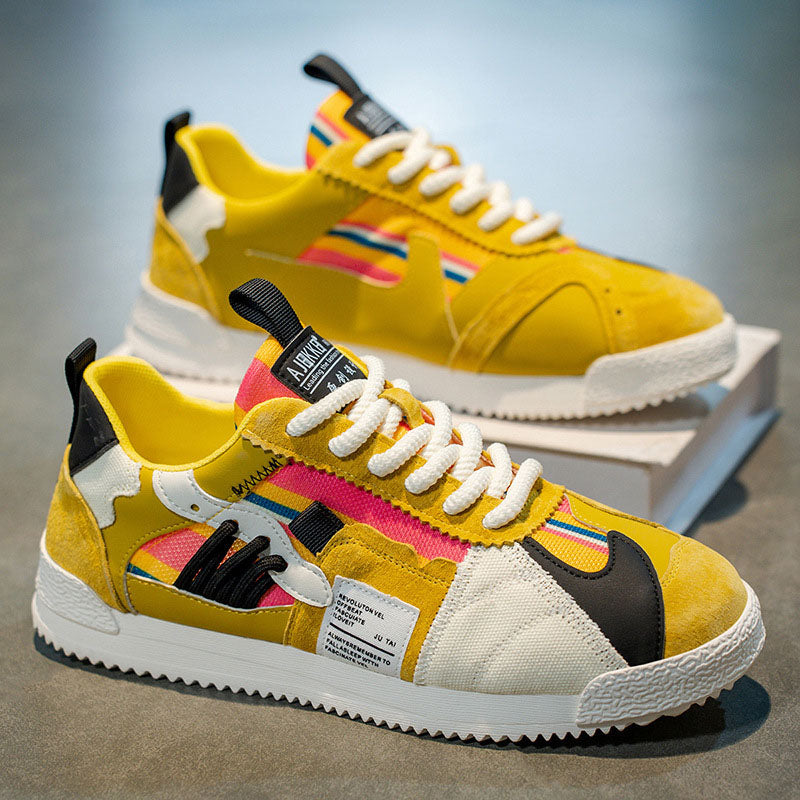 Alonzo Y2K Patchwork Sneakers